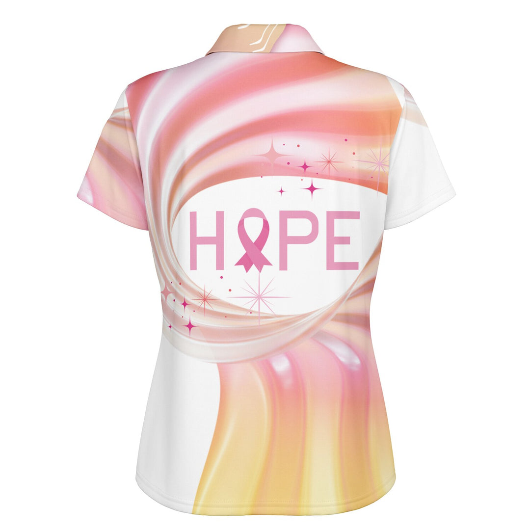 Grace & Grit “HOPE” Polo – Breast Cancer Awareness Edition