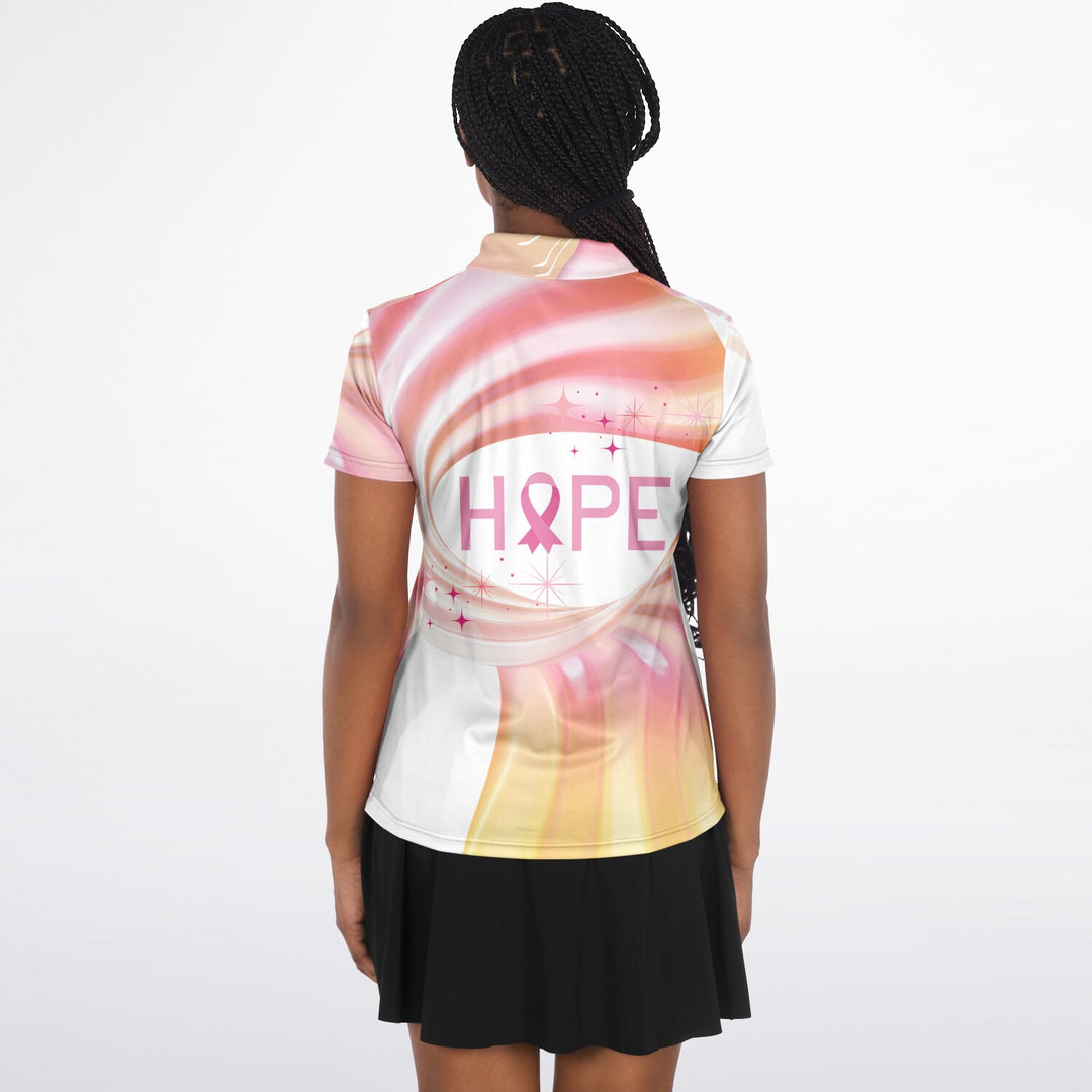Grace & Grit “HOPE” Polo – Breast Cancer Awareness Edition