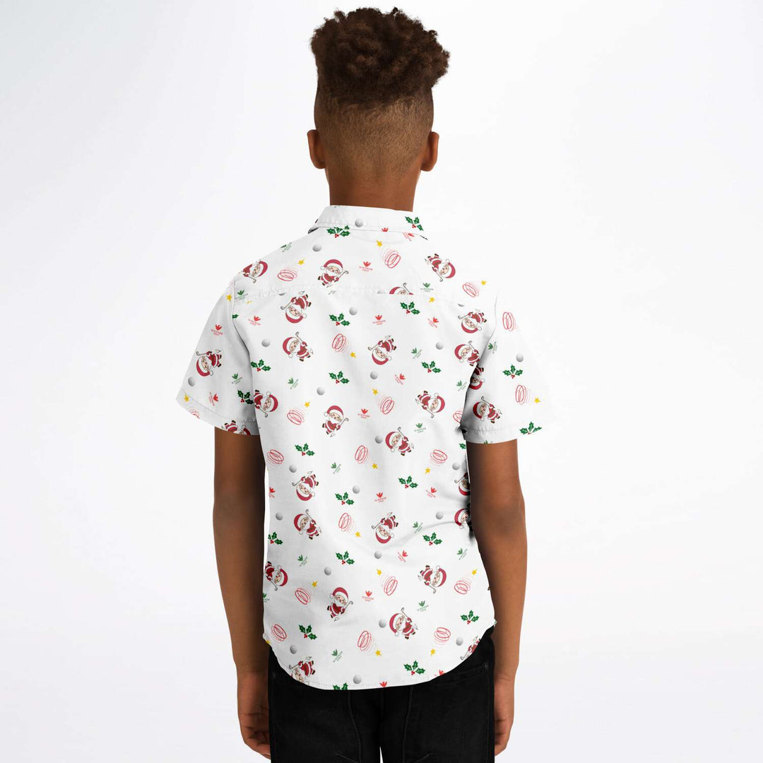 🎄 Fore-Christmas! Kids Holiday Golf Shirt