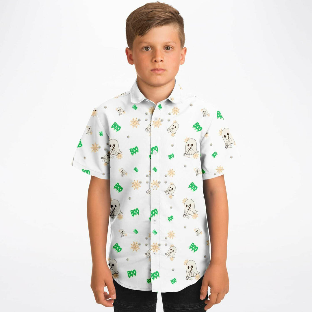 Fore-Boo! Kids Halloween Golf Shirt