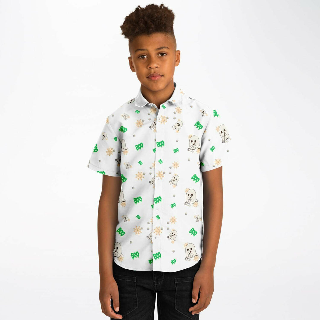 Fore-Boo! Kids Halloween Golf Shirt